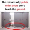 Why Public Bathroom Stall Doors Don’t Reach the Floor: The Surprising Reasons