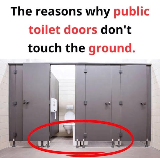 Why Public Bathroom Stall Doors Don’t Reach the Floor: The Surprising Reasons