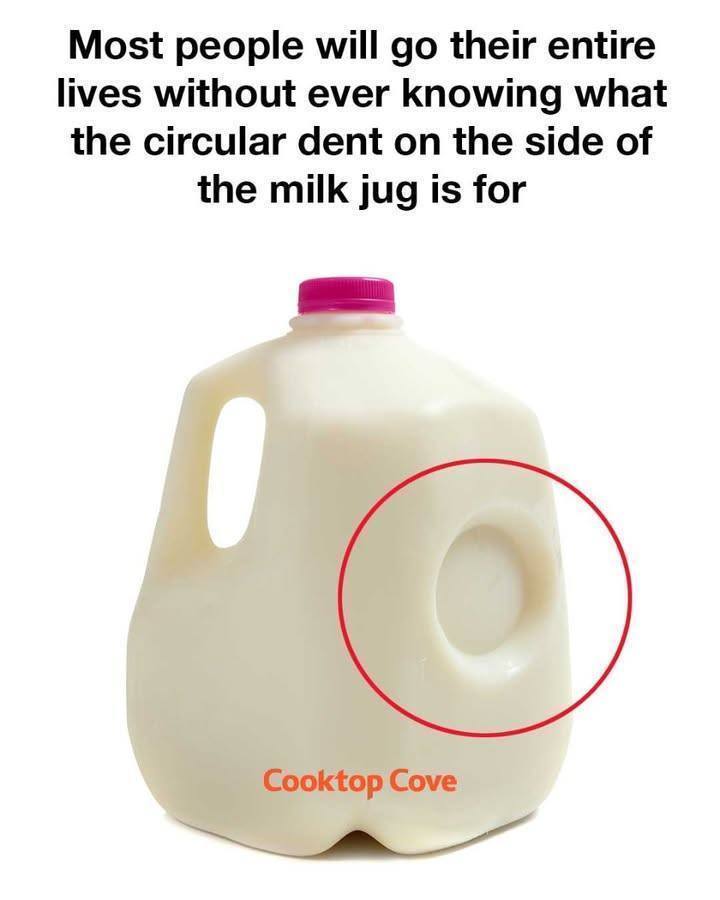 That Dent on Your Milk Jug? Here’s the Surprising Reason It Exists!
