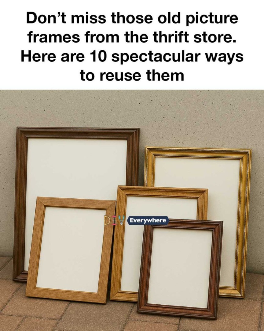 10 Genius Ways to Upcycle Old Picture Frames That Will Blow Your Mind!