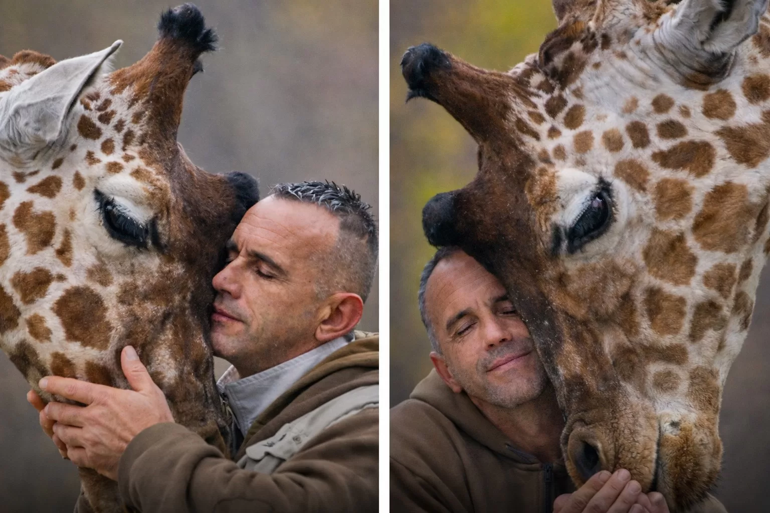 A Caretaker and His Giraffe Died on the Same Day After Twelve Years Together