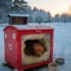 Estonia’s Letterboxes Transformed into Shelters for Outdoor Dogs