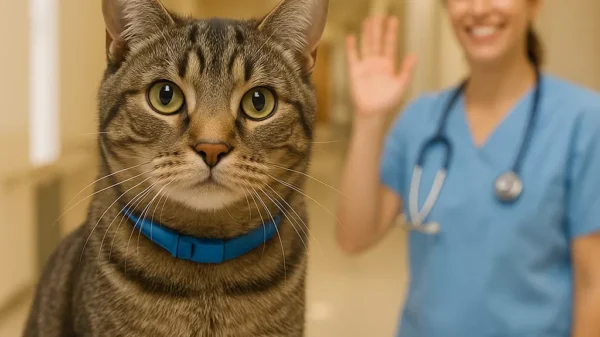 Cat Becomes Unofficial Hospital Therapy Animal After Daily Visits