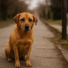 Dog Waited Every Day at Same Spot Until Someone Finally Stopped