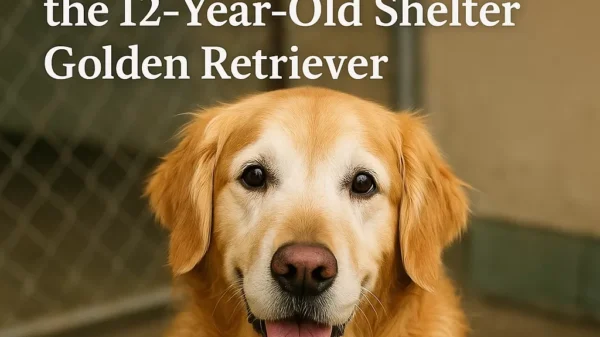 Heartwarming Story of Barnaby, the 12-Year-Old Shelter Golden Retriever