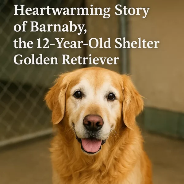 Heartwarming Story of Barnaby, the 12-Year-Old Shelter Golden Retriever