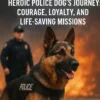 Heroic Police Dog’s Journey: Courage, Loyalty, and Life-Saving Missions