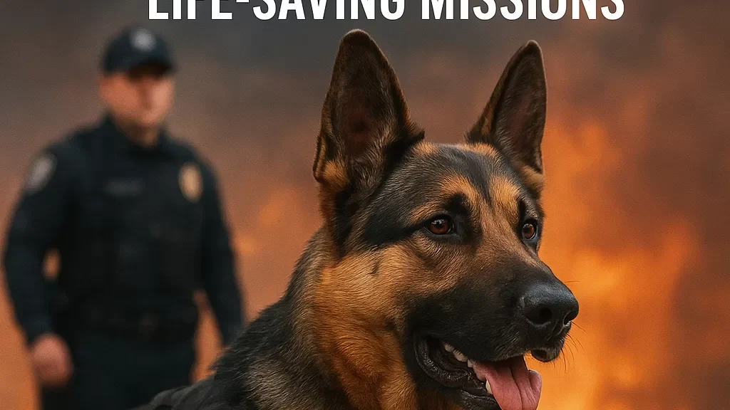 Heroic Police Dog’s Journey: Courage, Loyalty, and Life-Saving Missions
