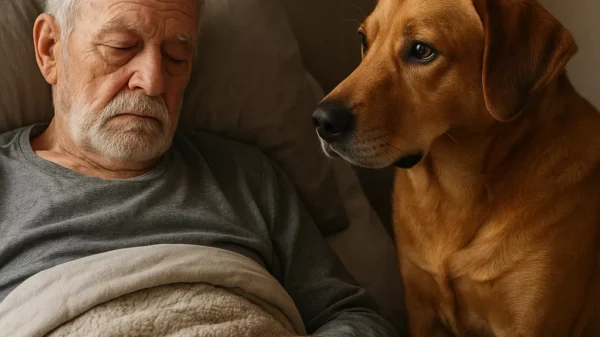 Dog Refuses to Leave Elderly Man’s Side for Days—Heartbreaking Reason Revealed