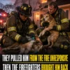 Firefighters Pulled Two Dogs From a Burning Home. One Wasn’t Breathing — Until They Brought Him Back