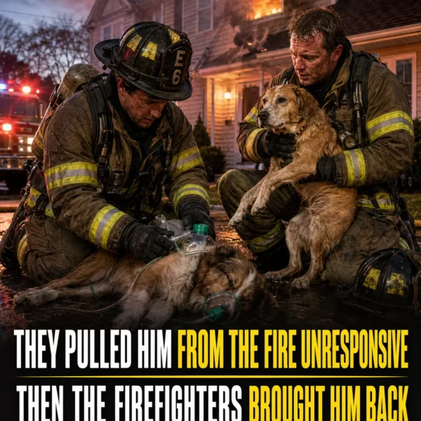 Firefighters Pulled Two Dogs From a Burning Home. One Wasn’t Breathing — Until They Brought Him Back