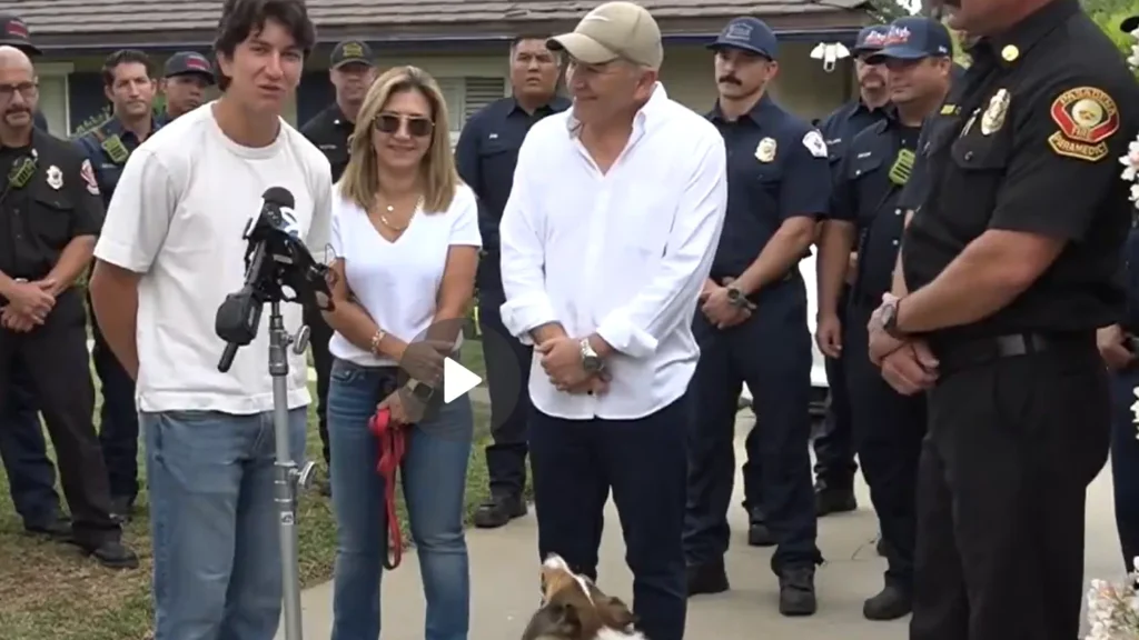 Firefighters Pulled Milo From a Burning Home Unconscious. Days Later, He Came Back to Meet the Woman Who Saved Him