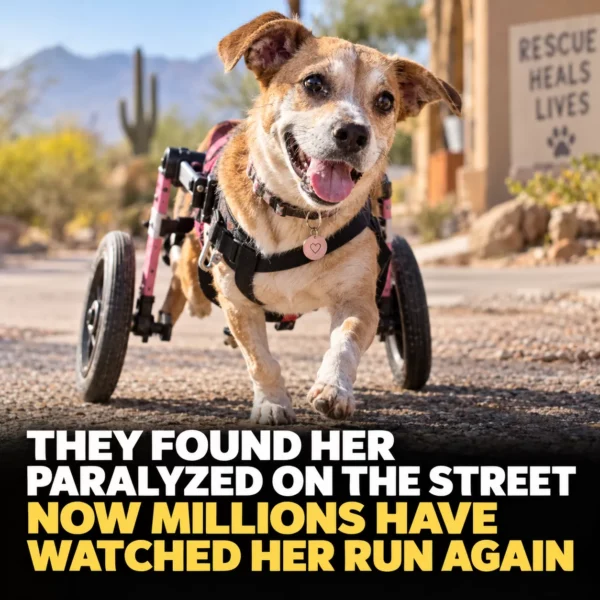 She Lost the Use of Her Back Legs. Then Birdie Learned to Run Again on Wheels