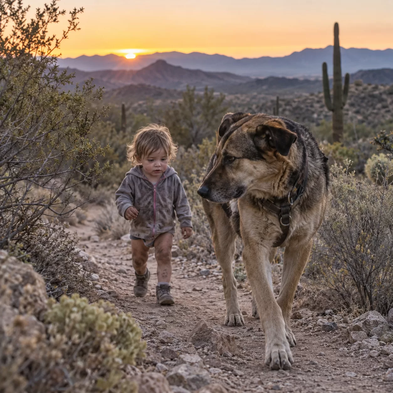 A 2-Year-Old Boy Vanished Into the Arizona Wilderness. A Ranch Dog Found Him and Stayed With Him Until Help Came