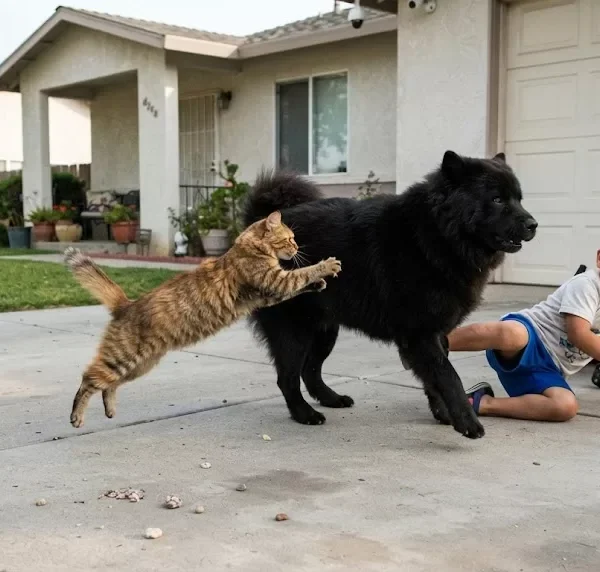 Hero Cat Tara Saves 4-Year-Old Boy From Dog Attack in Dramatic Rescue Caught on Camera